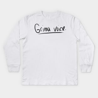 Grima Voice Kids Long Sleeve T-Shirt